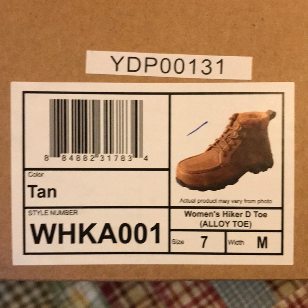 Women’s Twisted X Alloy Toe work shoes